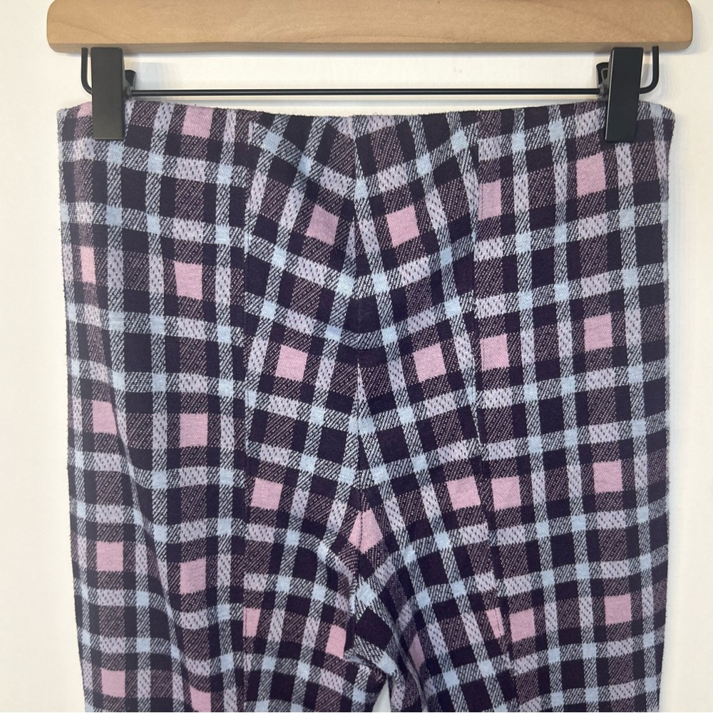 Maeve from Anthropologie Women’s Cropped Flare Pants in Purple Plaid, Size XS - Picture 9 of 13